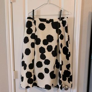 Who What Wear Black/White skirt Sz 6